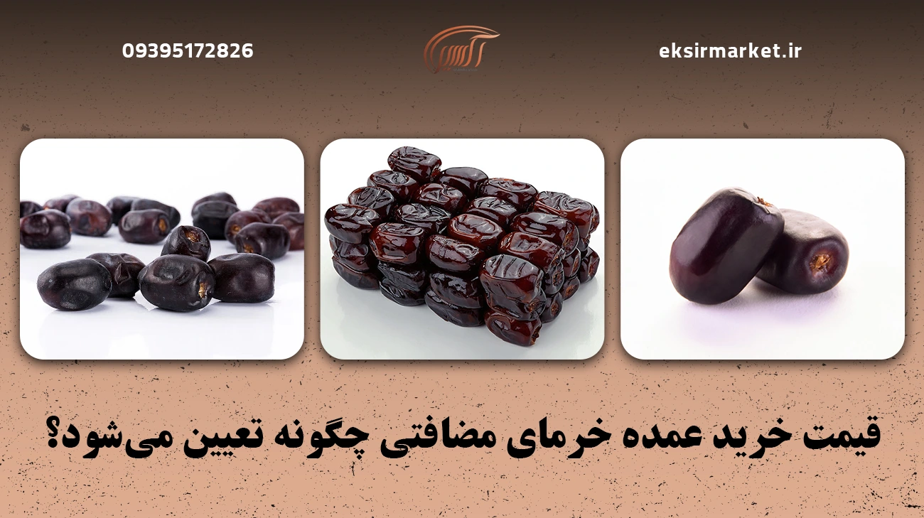 قیمت خرید عمده خرمای مضافتی چگونه تعیین می‌شود؟