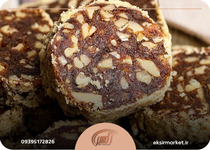 مواد لازم برای تهیه دسر رولت خرما با بیسکویت پتی بور